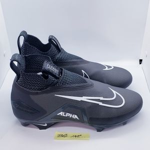 Nike Alpha Menace Elite 3 Mid Football Cleats BLACK Men’s Size 10 NEW CT6648-010